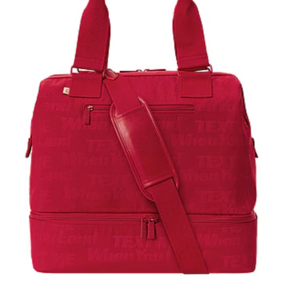BEIS Handbags - Beis mini weekender in “text me red”